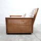 Fauteuil vintage en bois et cannage