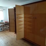 Vintage lacquered wood closet