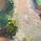 Vintage Original Expressionist Oil On Canvas By A. Eres, 1977