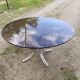 Glass dining table 70s - 130 cm