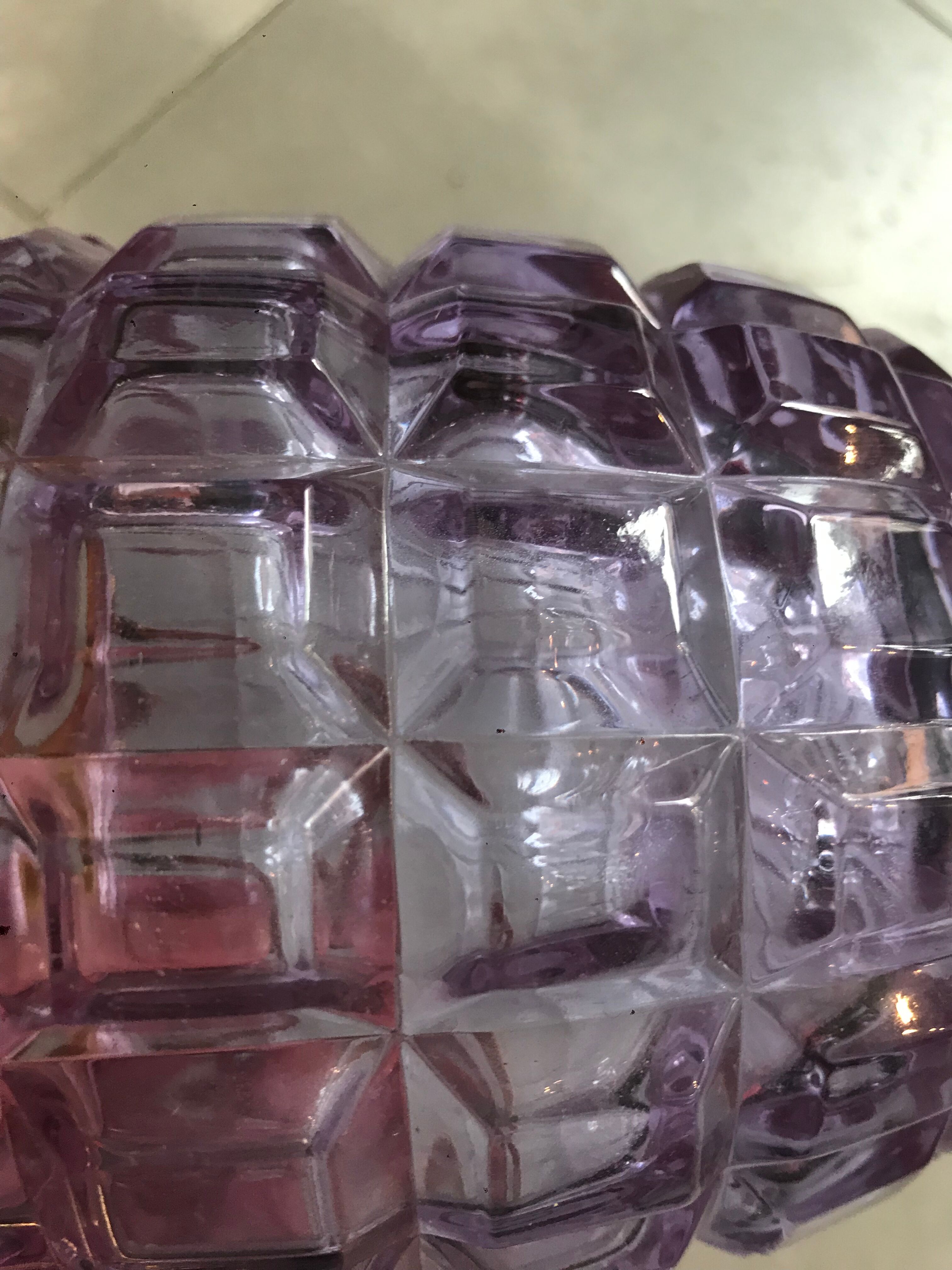 Glass champagne bucket