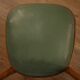 Six Italian  chairs in exotic wood and faux leather