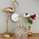 Vintage moulded glass elbow wall light
