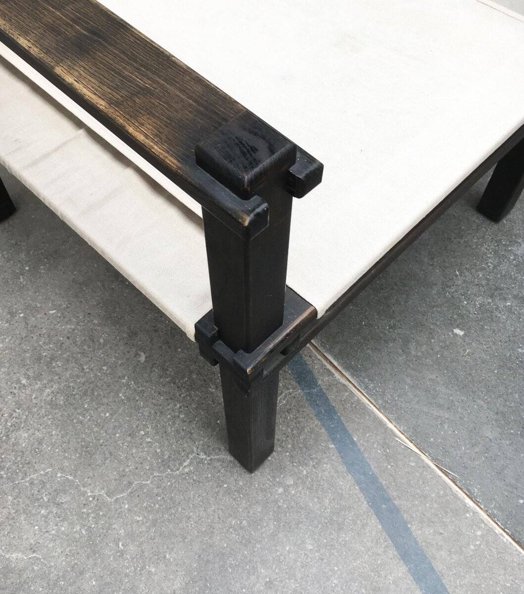 Set of chairs and table from the Farmer series by Gerd Lange for Bofinger, 1960s.