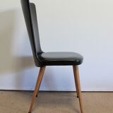 Suite of 8 baumann chairs, "essor" model – 1960s