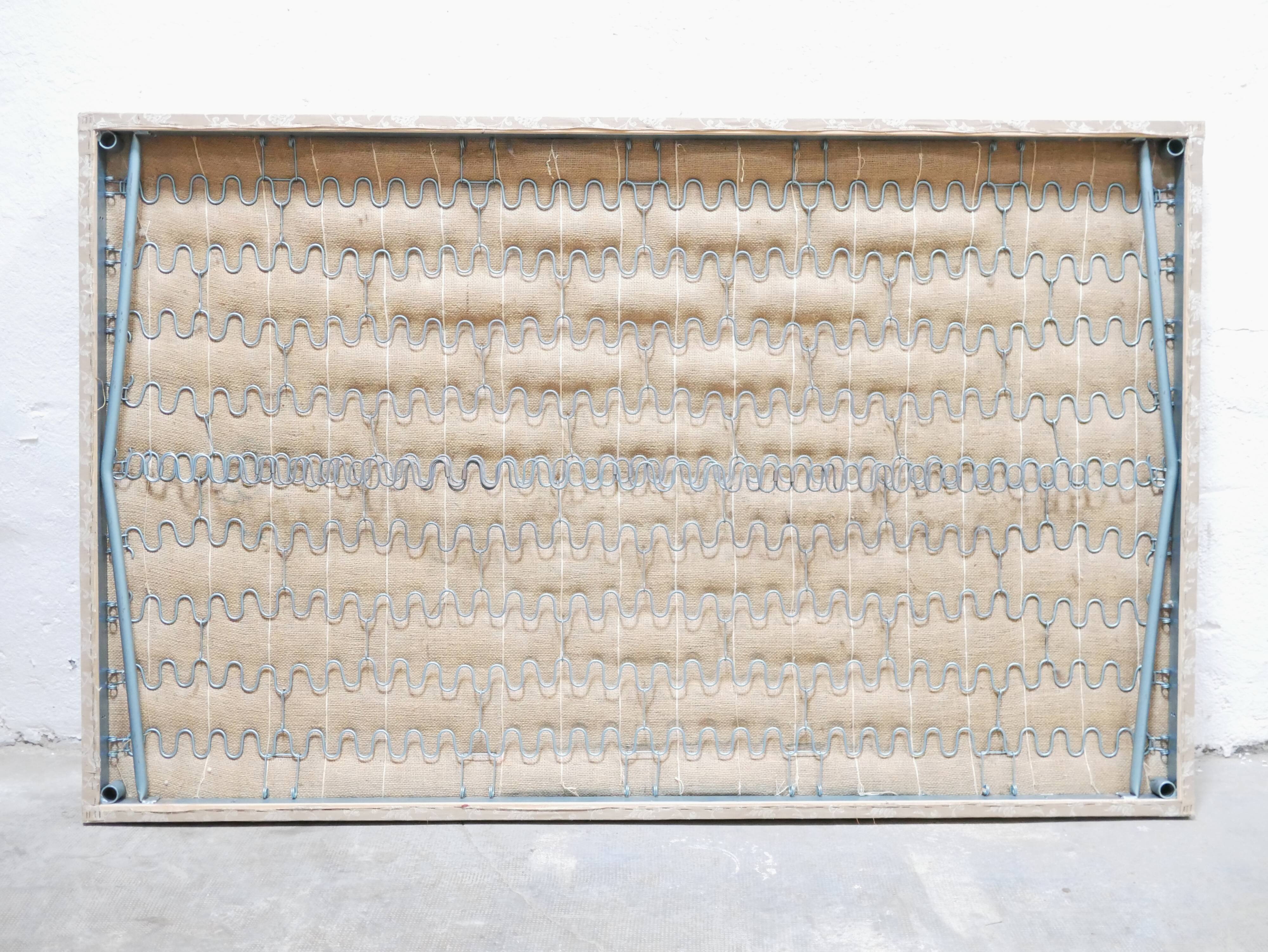 Vintage rattan basket bed 190cm x 120cm
