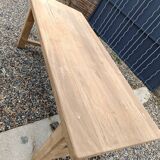Solid oak farm table