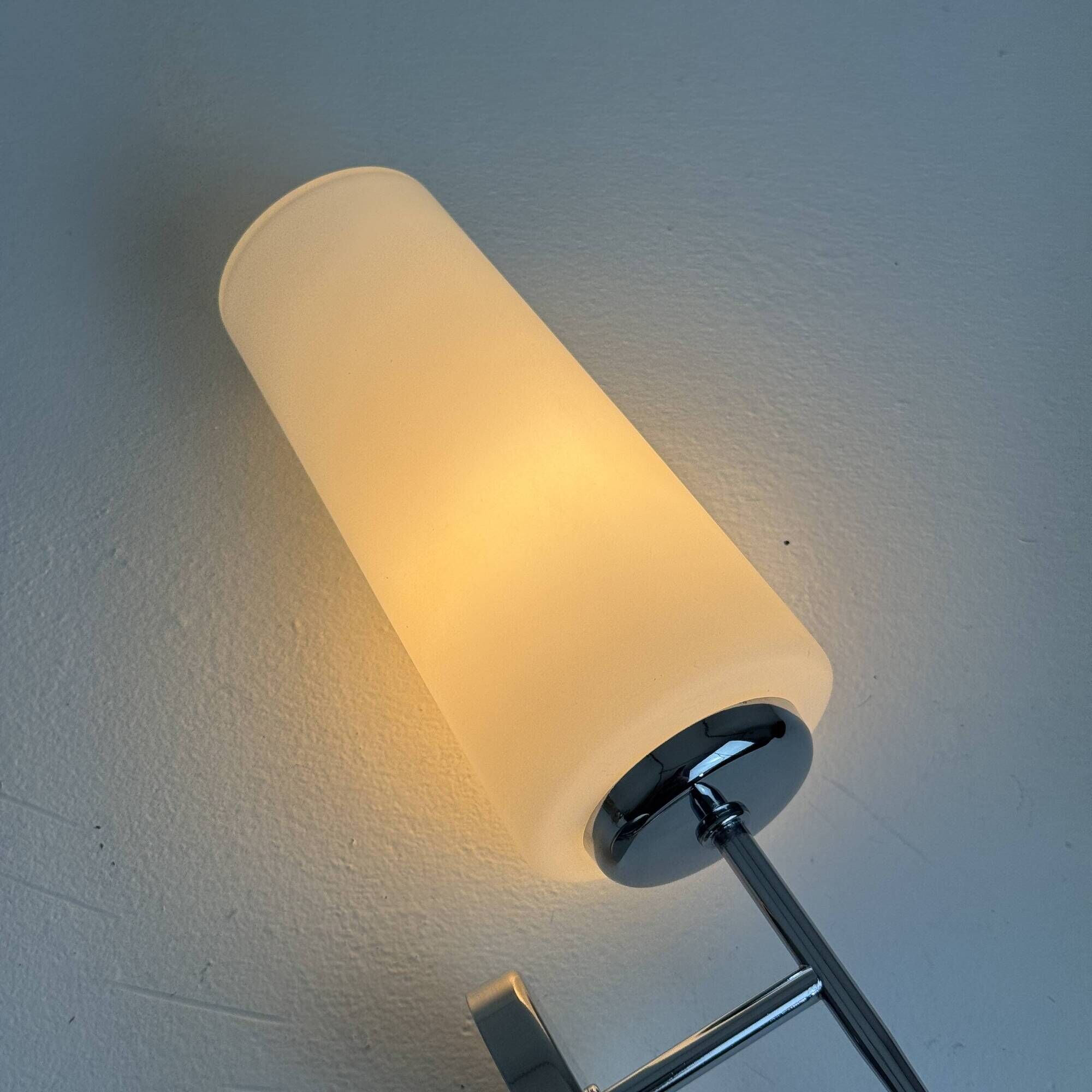 PAIR OF VINTAGE OPALINE WALL LIGHTS