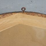 Oval mirror wood and gilding