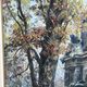 Paul Schaan (1857-1924): The Medici Fountain in the Luxembourg Gardens. Oil on canvas