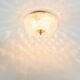 Large Mid-Century Bubble Glass Flush Mount/Ceiling Light by Helena Tynell for Limburg, Germany, 1960