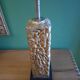Vintage 80's lamp in gold metal
