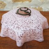 Speckled pink opaline suspension