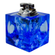Magnifying lighter by Antonio Imperatore, blue murano glass, Italy, 1970