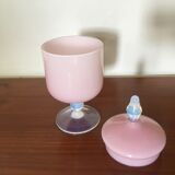 Pink opaline stand candy
