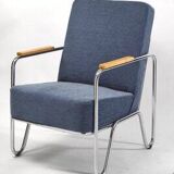 Vaclav Blue Armchair by Kovonax for Slezak