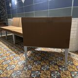 Ensemble vintage de 4 chauffeuses style Louis baillon planforms année 50