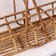 Rattan glass holder