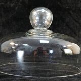 Old cheese bell in blown glass