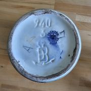 Faience vase of Lille Fives pale green