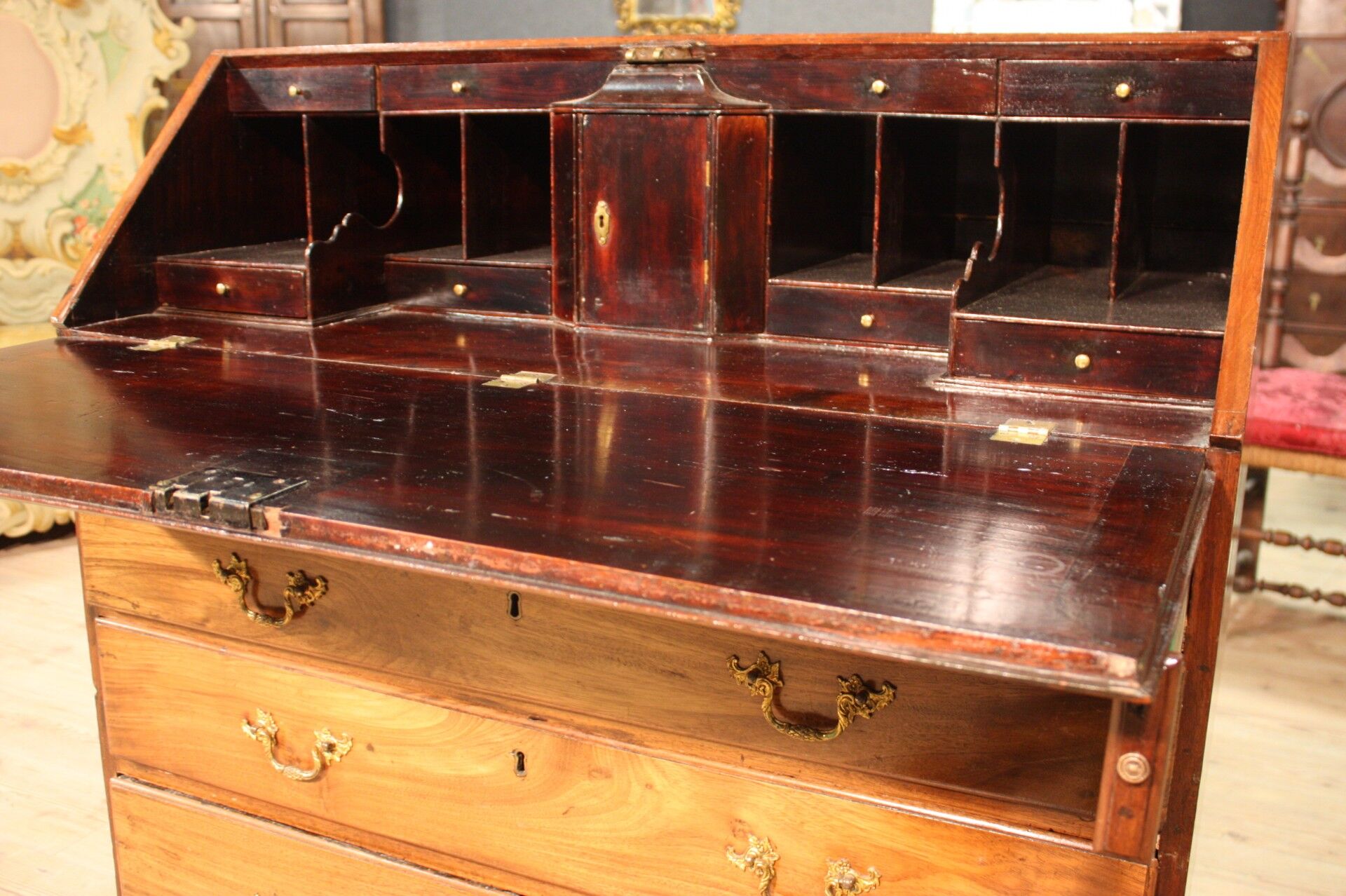 Chest of drawers mahogany, 19th century