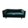 Green velvet sofa – 2/3 seats – Art Deco style