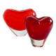 Post-Modern Murano Glass Heart Vases by Maria Christina Hamel, 1990s