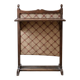 Old wooden fireplace