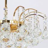 Chandelier with crystal balls 1970s