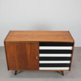 Oak chest of drawers from the 1960s by Jiri Jiroutek, Czechoslovakia