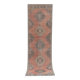 Vintage Turkish hallway rug 115x381 cm