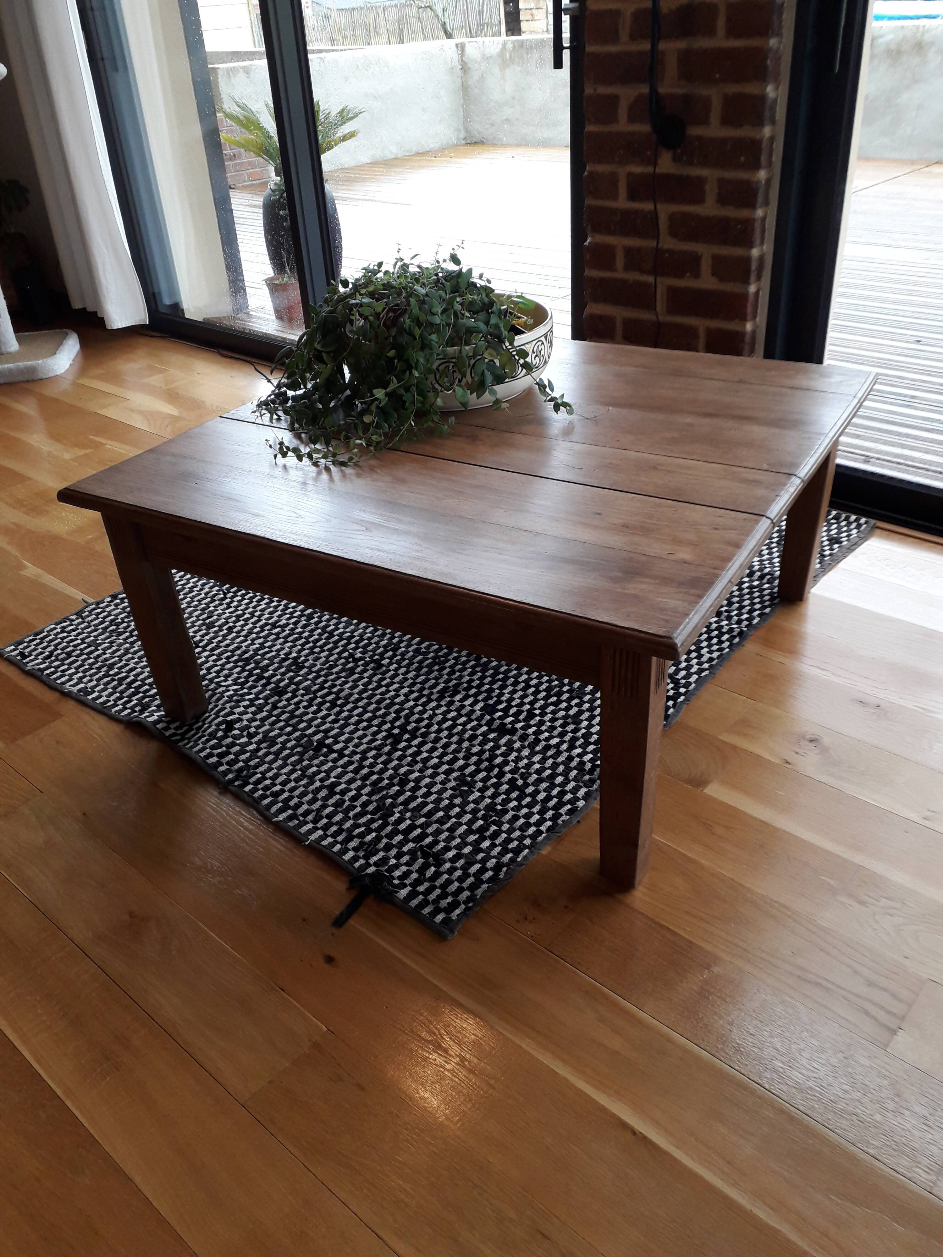 Table basse chêne