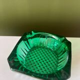 Cendrier verre ciselé