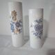 Pair of Franklin Porcelain vases – limited edition 1977 – Made in Bavaria