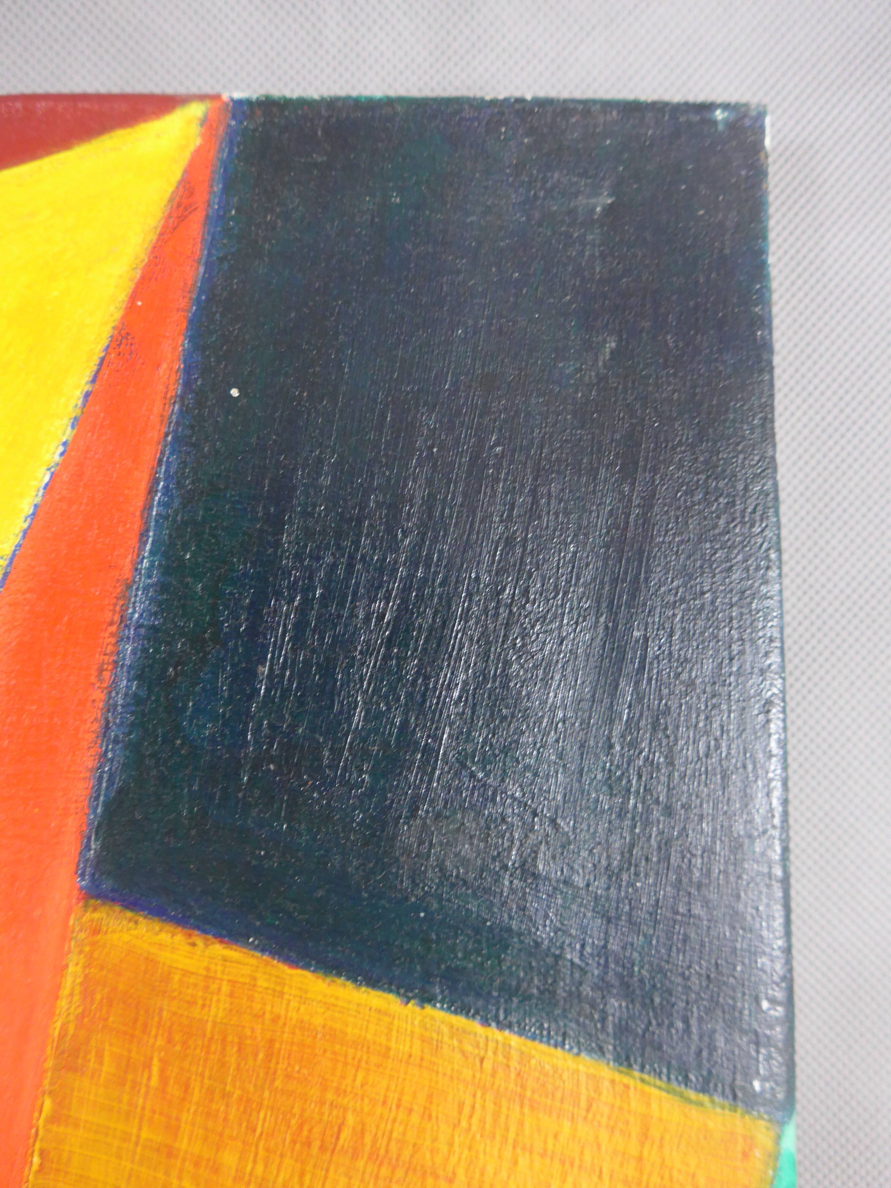 Geometric unsigned canvas