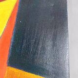 Geometric unsigned canvas