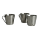 Set of 3 metal mugs