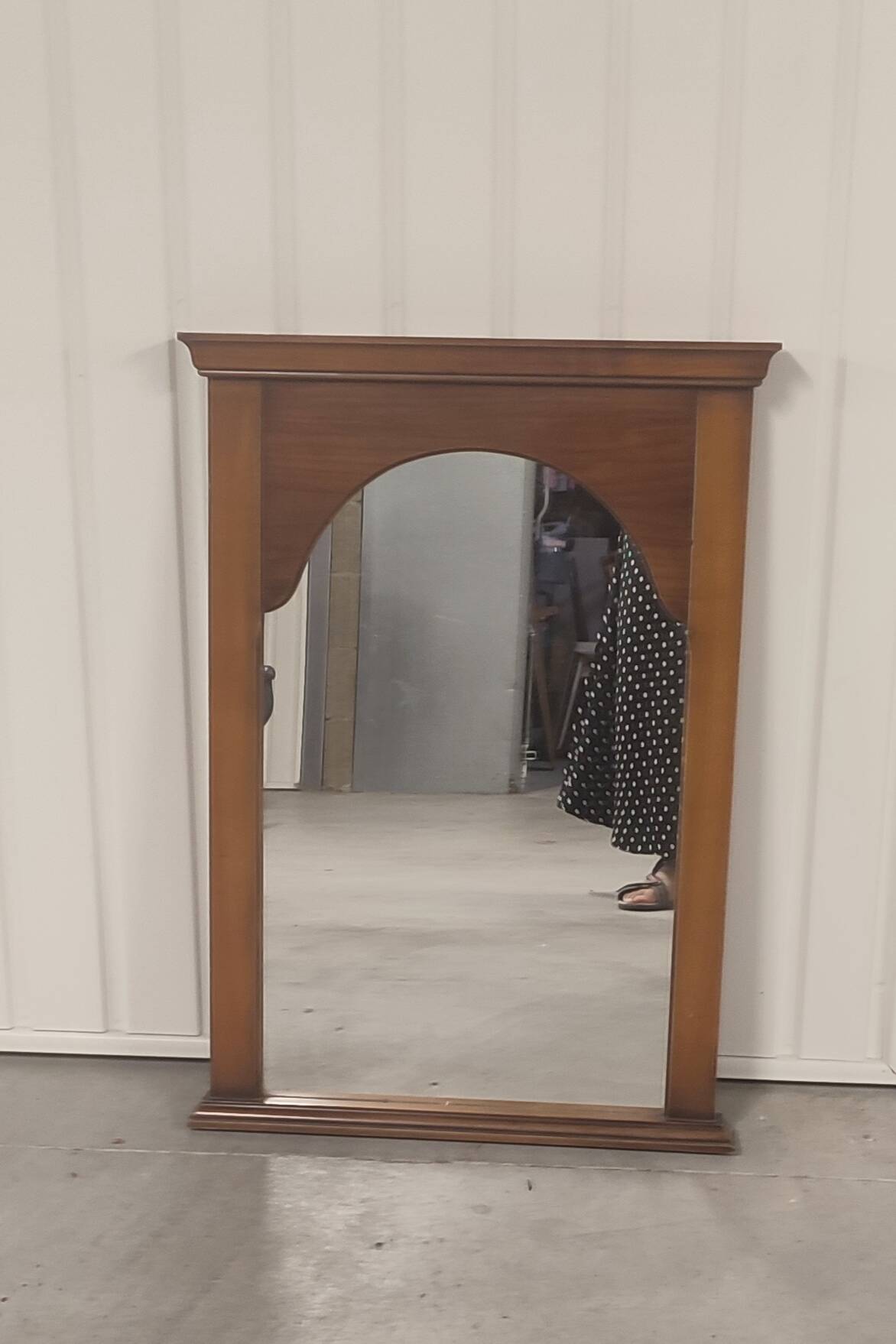 Large classic style solid wood mirror
