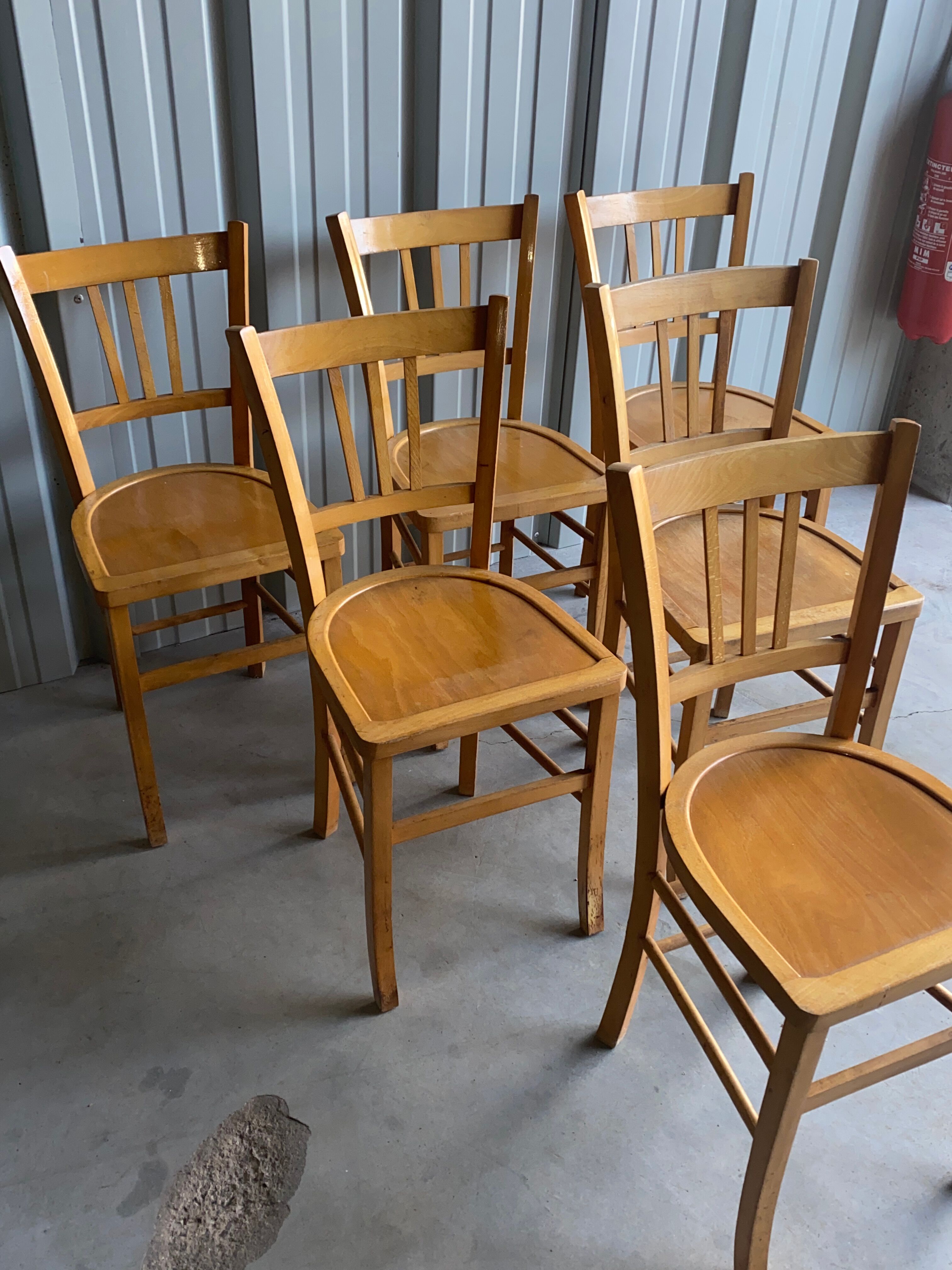 6 chaises bistrot
