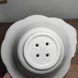 Ceramic and slip asparagus plate and drainer