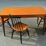 Scandinavian extendable teak table