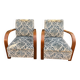 2 fauteuils style Art déco, années 50