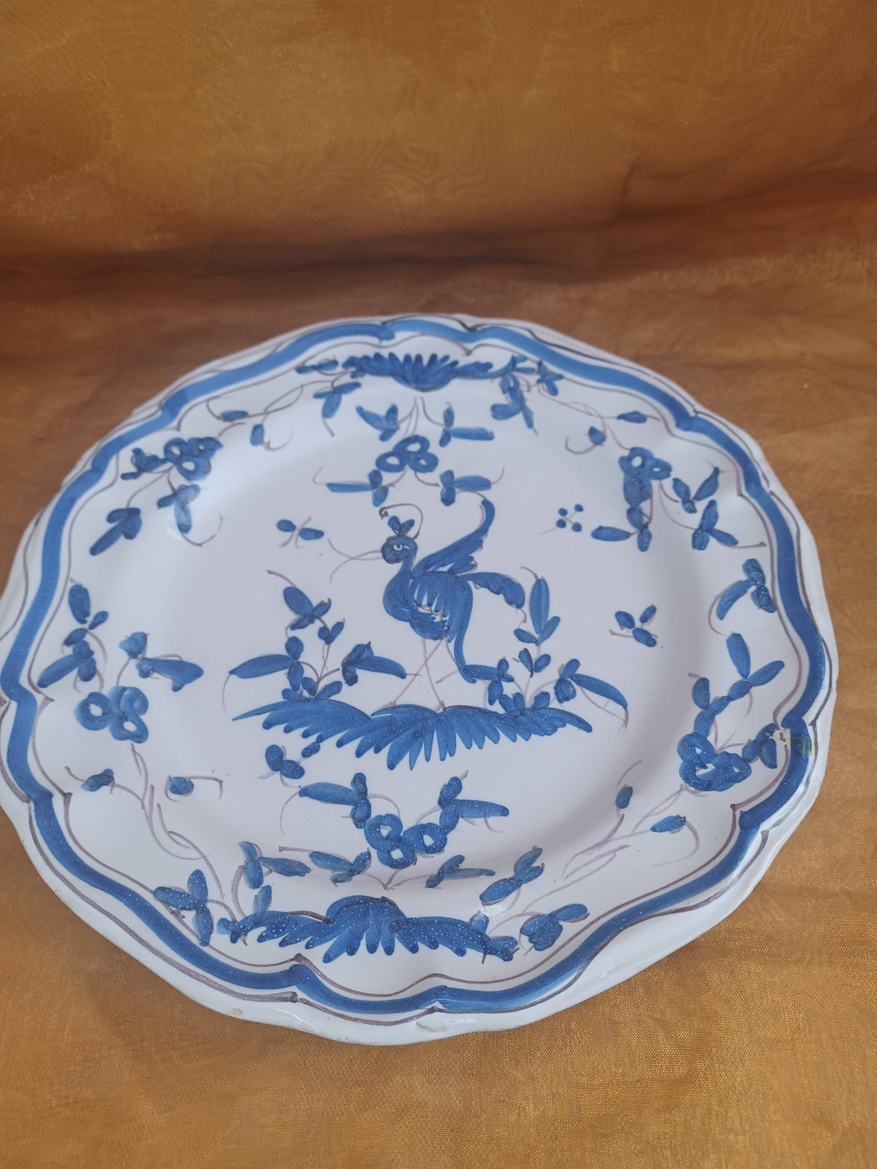 Assiette Faïence XVIII ème.