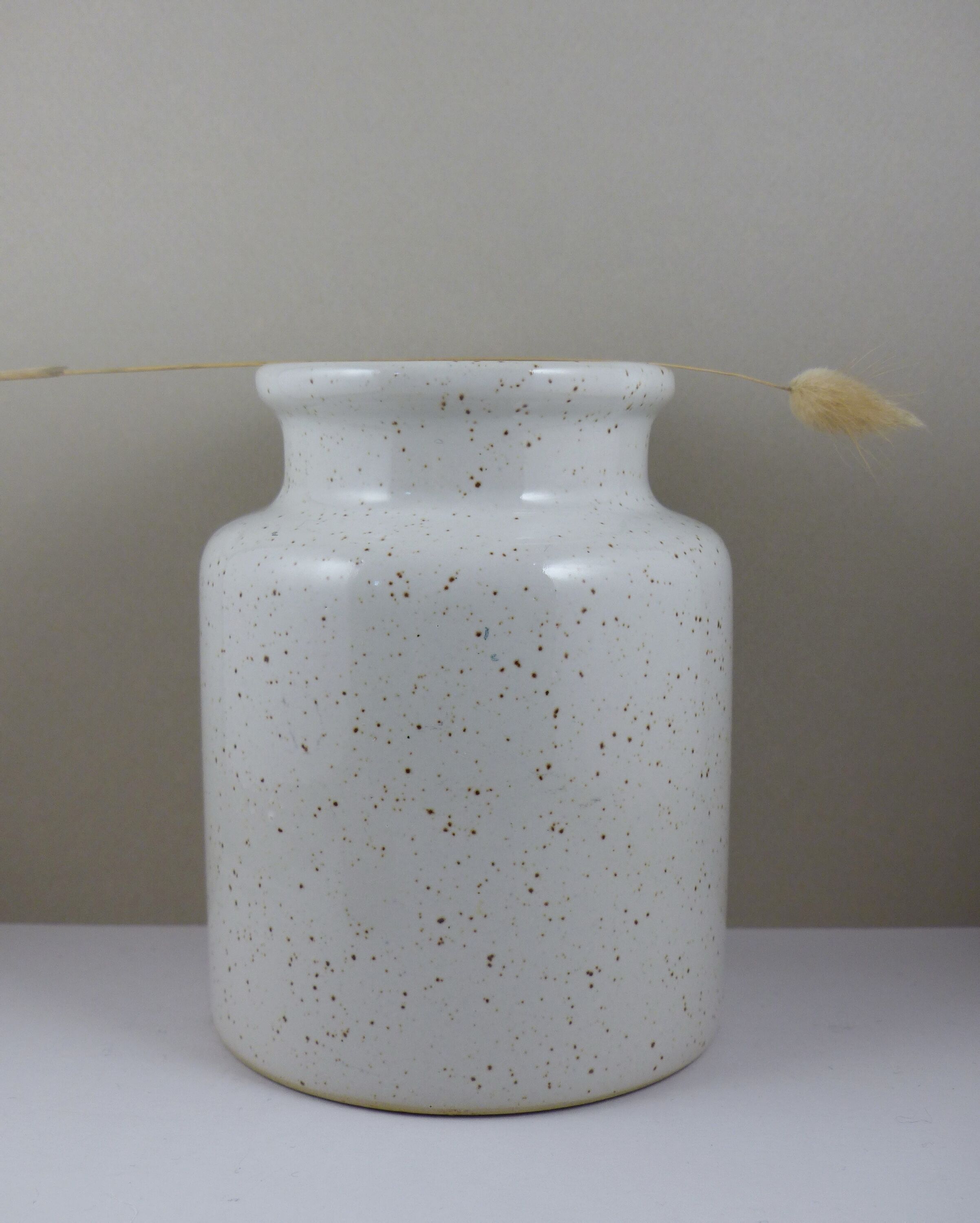Speckled sandstone pot