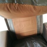 Leather armchair design 1980