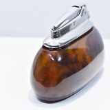 Ronson table lighter and its case