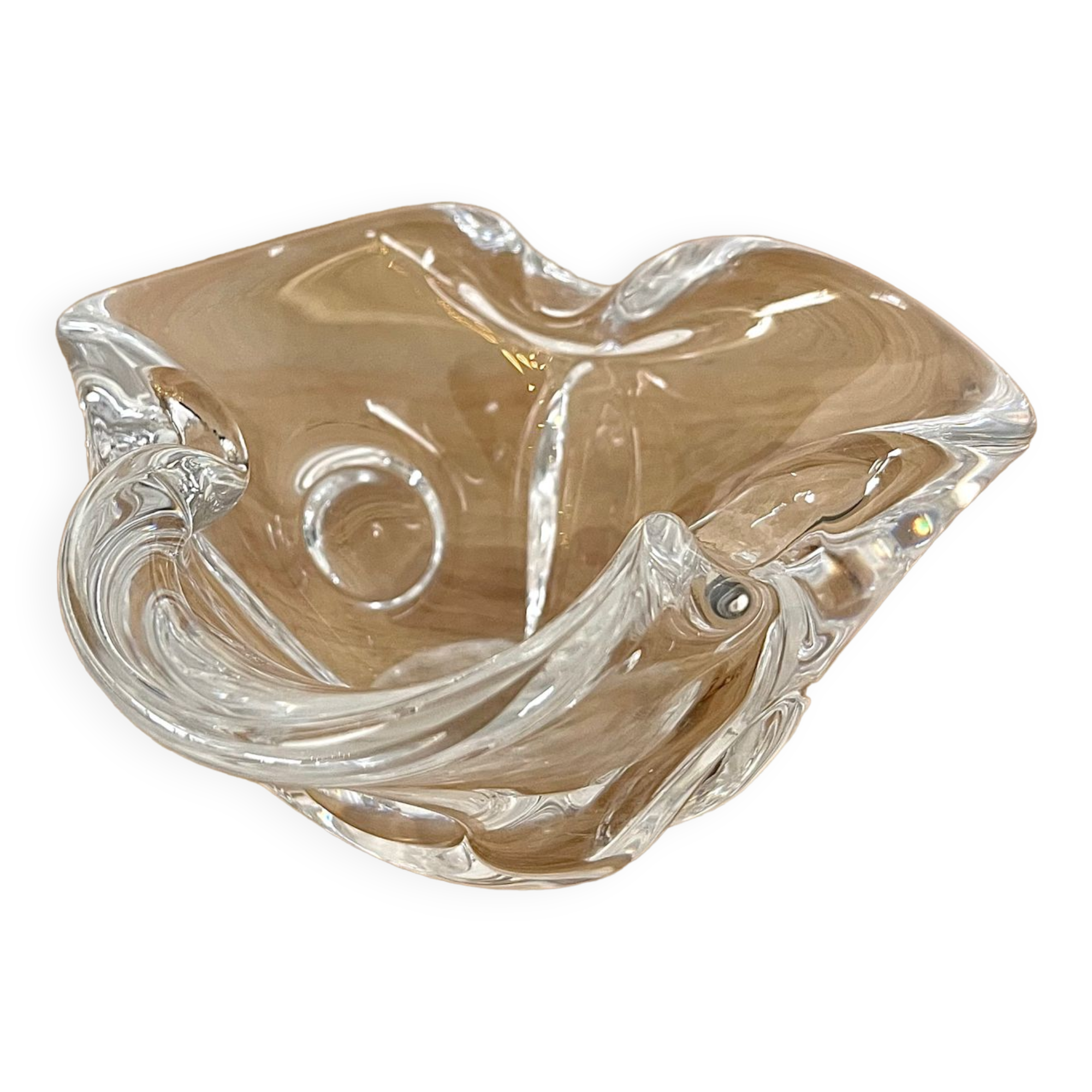 Empty crystal pocket of Sevres
