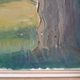 Large oil on canvas landscape of St Paul de Serre signed R. CAZ.