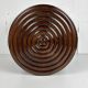 Midcentury bobbin wood turned stool, Charles Dudouyt style, France, 1950s