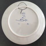 Royal Delft, Netherlands - Earthenware dessert plate - Zou't klaren - 1917